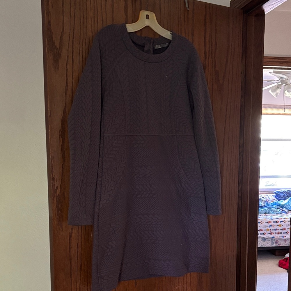 Prana Long Sleeve Purple Dress